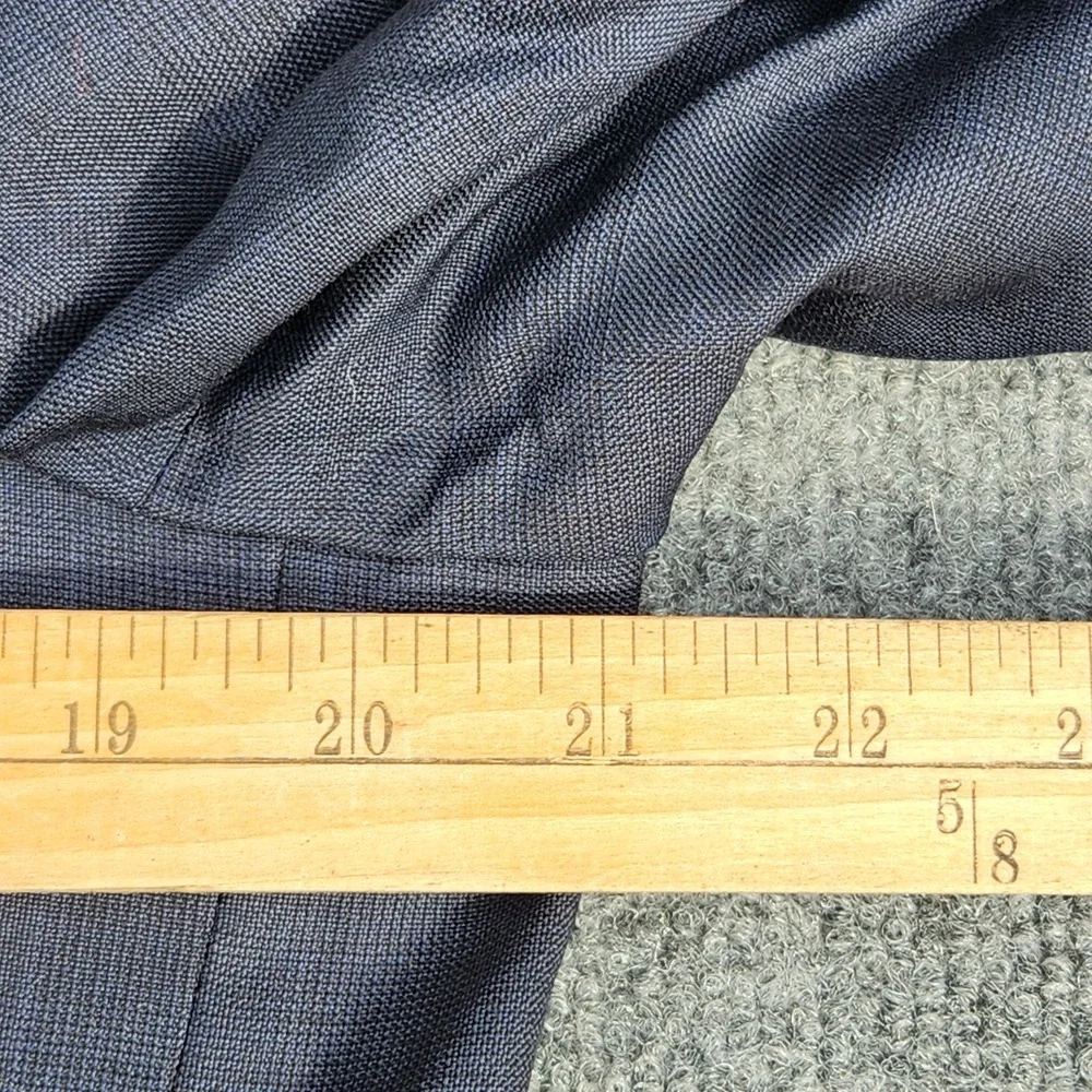 mens John Nordstrom sport coat‎ Blazer 100% Wool navy Blue LORO PIANA 110's 39 C